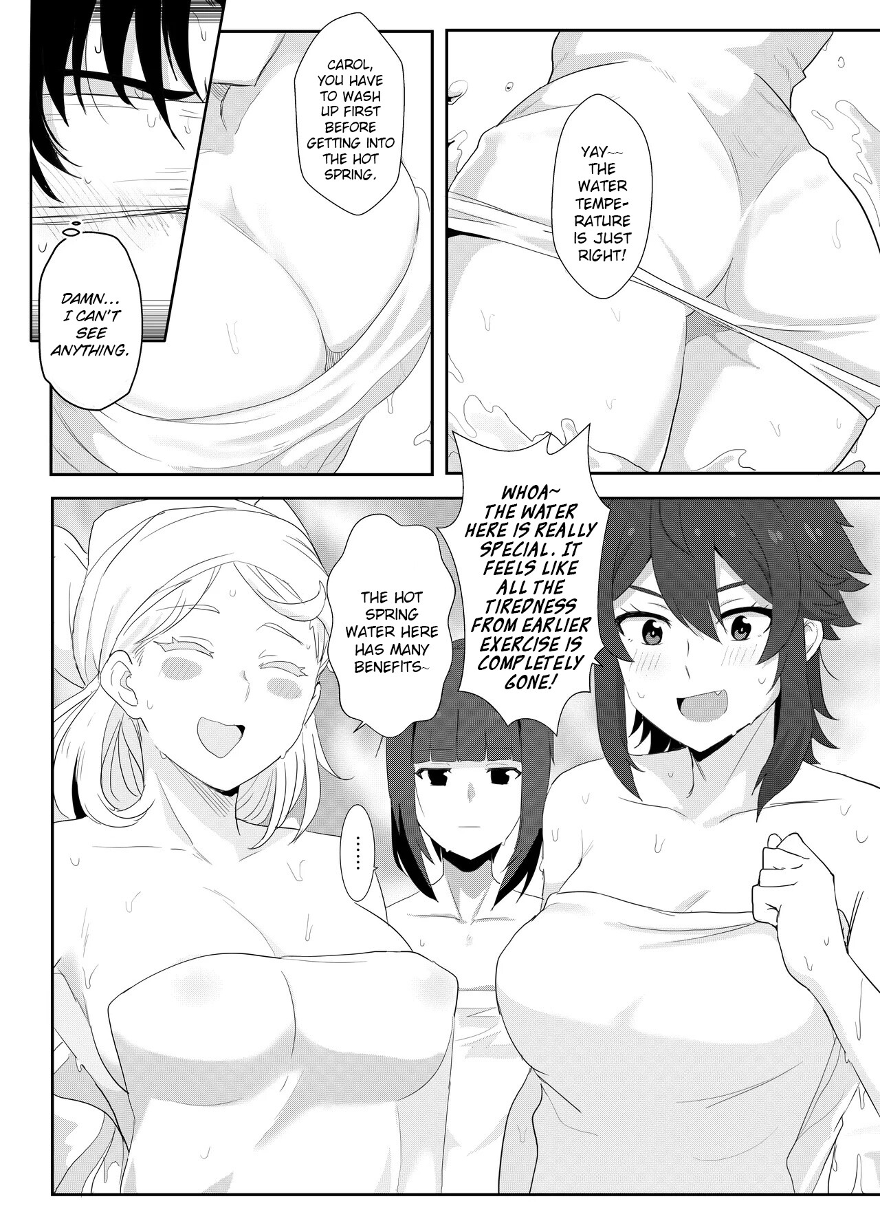 Hentai Manga Comic-Going On A Hot Spring Trip with Tomo's Friends!-Read-7
